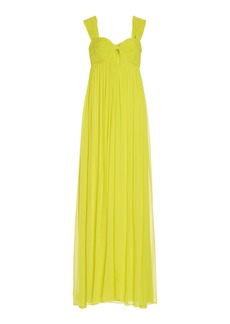 Alexis - Women's Bosnia Georgette Maxi Dress - Yellow - XS - Moda Operandi