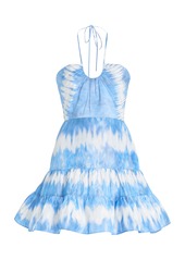 Alexis - Women's Naim Tie-Dye Mini Dress - Blue - XS - Moda Operandi