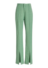 Alexis - Women's Veros Twill Straight-Leg Pants - Green - L - Moda Operandi