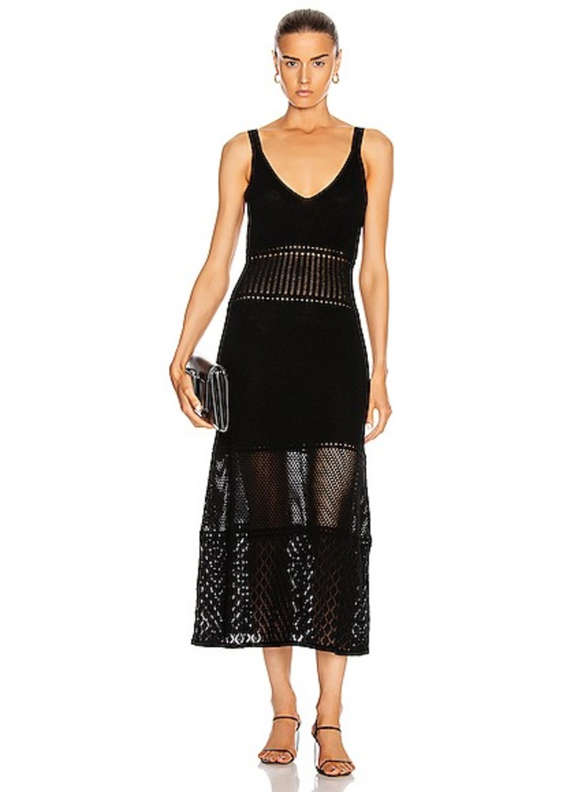 alexis rozanna knit midi dress