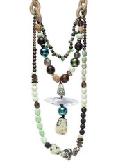Alexis Bittar 10K Goldplated & Multi-Stone Beaded Necklace