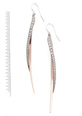 Alexis Bittar Crystal Drop Earrings in Rose Gold at Nordstrom