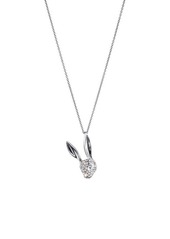 Alexis Bittar Crystal Encrusted Hare Pendant Necklace in Silver at Nordstrom