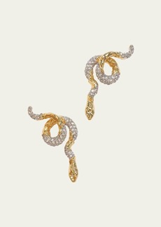 Alexis Bittar Crystal Serpent Crawler Earrings