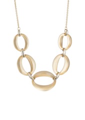 Alexis Bittar Essentials Large Lucite(R) Link Necklace in Gold at Nordstrom