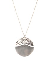 Alexis Bittar Hammered Metal Mobile Pendant Necklace