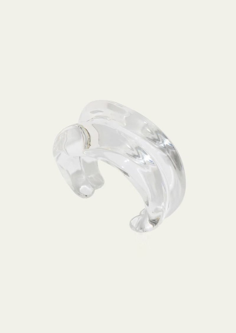 Alexis Bittar Liquid Lucite Stackable Wave Cuff Bracelet