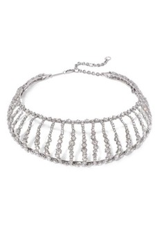 Alexis Bittar Punk Royale Crystal Collar Necklace