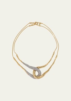 Alexis Bittar Solanales Crystal Interlock Necklace