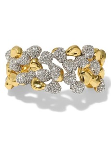 Alexis Bittar Solanales Wide Crystal Pavé Cuff