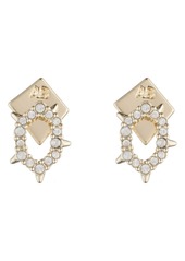 Alexis Bittar Crystal Spike Teardrop Earrings in Crystal/Gold Multi at Nordstrom