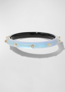 Alexis Bittar Crystal Studded Hinge Bracelet