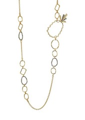Alexis Bittar Elements 10K Goldplated Pineapple Link Necklace