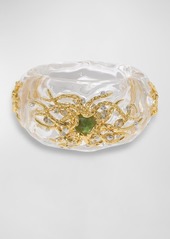 Alexis Bittar Liquid Vine Lucite Domed Hinge Bracelet