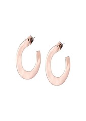 Alexis Bittar Rose Goldplated Hoop Earrings