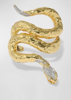 Alexis Bittar Serpent Crystal Cuff Bracelet