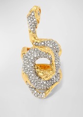 Alexis Bittar Serpent Crystal Pave Ring