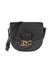Alexis Bittar Twisted Gold Leather Saddle Bag