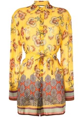 Alexis Foley floral print blouse