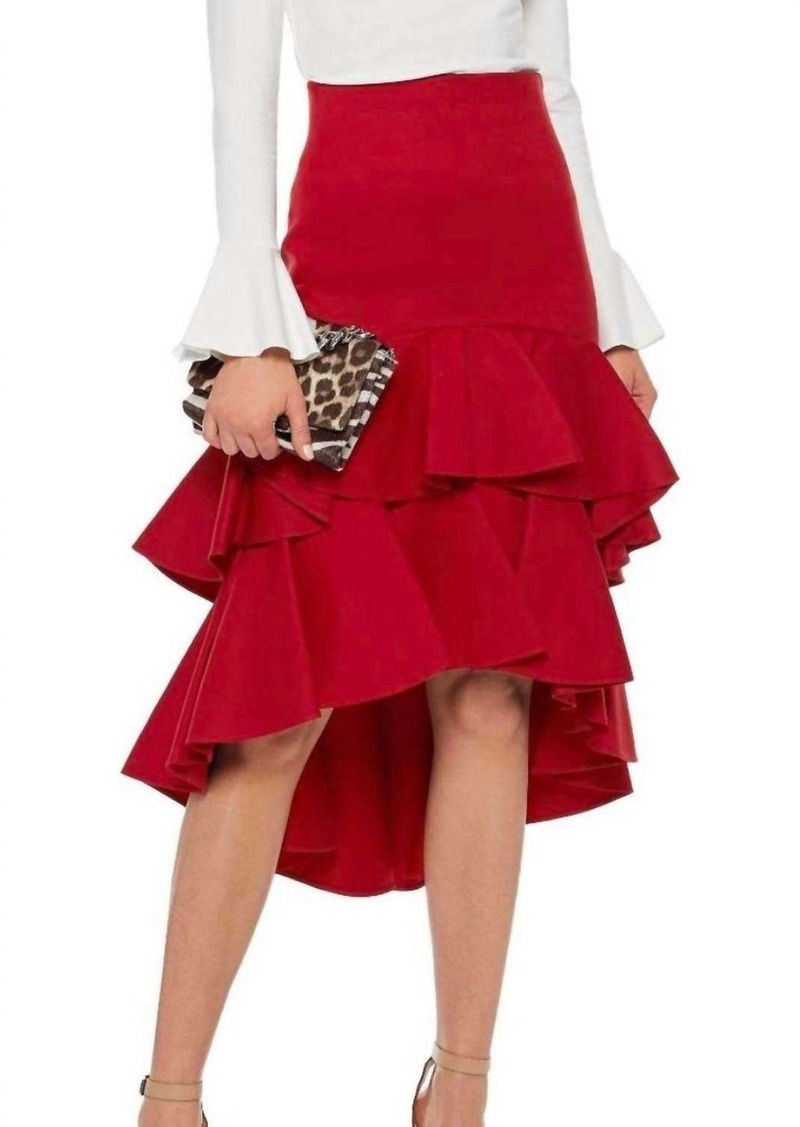 Alexis Kristyn Skirt In Red