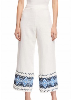 Alexis Lowri Pant In Ivory