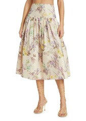 Alexis Pheobe Floral Midi Skirt