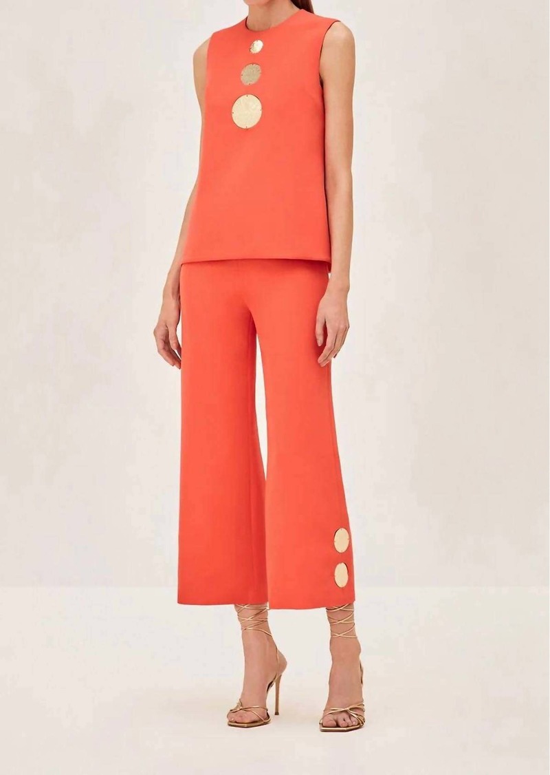 Alexis Rich Pants In Red Orange