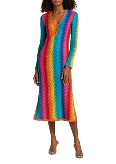 Alexis Solei Crochet Midi Dress