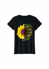 Alexis Womens Sunflower Christian Gifts Women Proverbs 31 Bible Verses Her T-Shirt