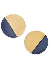 Alfani Acrylic Round Button Earrings, Created for Macy's