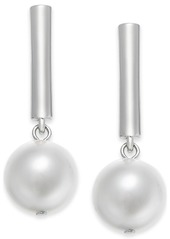 Alfani Bar & Imitation Pearl Drop Earrings, Created for Macy's