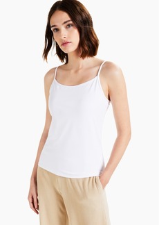 Alfani Women's Scoop-Neck Knit Camisole Tank, Created for Macy's - Bright White