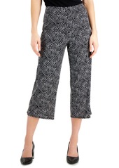 Alfani Cropped Dot-Print Pants, Created for Macy's