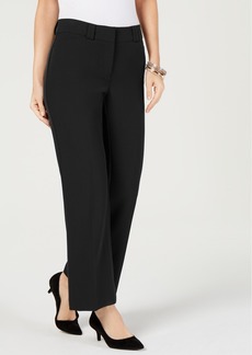 Alfani Women's Essential Curvy Bootcut Pants, Regular, Long & Short Lengths, Created for Macy's - Deep Black