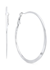 Alfani Flat-Edge Large Hoop Earrings, Created for Macy's