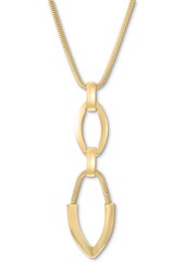 Alfani Gold-Tone Contemporary Long Pendant Necklace, 32" + 2" extender, Created for Macy's