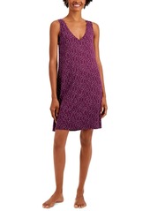 Alfani Knit Super Soft Stretch Nightgown, Created for Macy's