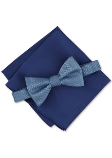 Alfani Men's 2-Pc. Bow Tie & Pocket Square Set, Created for Macy's