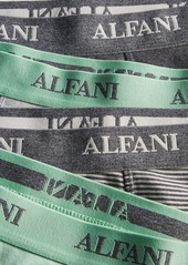 Alfani Men's 4-pk. Logo Boxer Briefs, Created for Macy's - Charcoal Mint