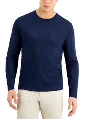 Alfani Men's AlfaTech Long-Sleeve Pocket T-Shirt, Created for Macy's