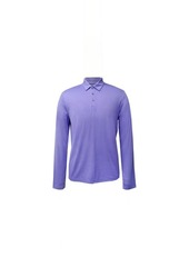 Alfani Men's AlfaTech Stretch Solid Long Sleeve Polo Shirt, Created for Macy's