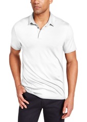 Alfani Men's AlfaTech Stretch Solid Polo Shirt, Created for Macy's - Brown Rice