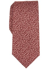 Alfani Men's Allendale Dot-Print Tie, Created for Macy's - Cognac