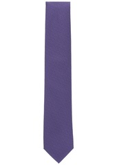 Alfani Men's Bellair Geo-Pattern Tie, Created for Macy's - Plum