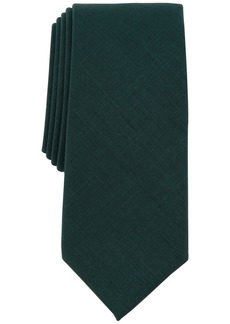 Alfani Men's Britton Solid Tie, Created for Macy's - Hunter