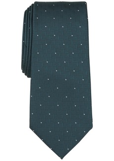Alfani Men's Brookes Mini-Dot Tie, Created for Macy's - Hunter