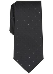 Alfani Men's Brookes Mini-Dot Tie, Created for Macy's - Black