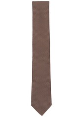 Alfani Men's Camron Mini-Geo Tie, Created for Macy's - Burgundy