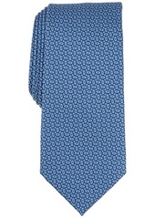 Alfani Men's Camron Mini-Geo Tie, Created for Macy's - Burgundy