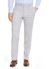 Alfani Men's Classic-Fit Stretch Gray Solid Suit Pants, Created for Macy's